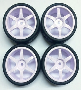 USGT Pre Glued Tires ( 6 Spoke Wheel) - GRIPWORKS RC