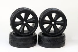 USGT Pre Glued Tires ( GT Wheel, Black)