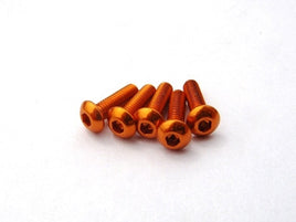 HIRO SEIKO ALLOY HEX SOCKET BUTTON HEAD SCREW [ ORANGE] - GRIPWORKS RC