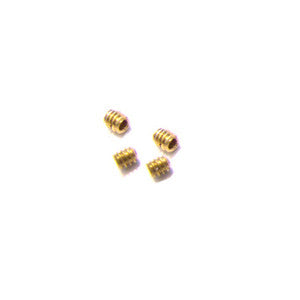 Brass 4-40 Set screws, 2 pair. - GRIPWORKS RC