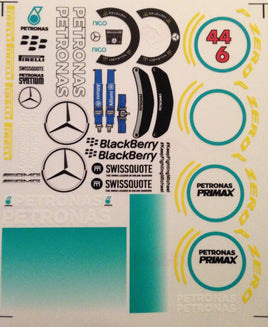 F1PAINTLAB F1 DECAL SHEET (Mer 2014) - GRIPWORKS RC