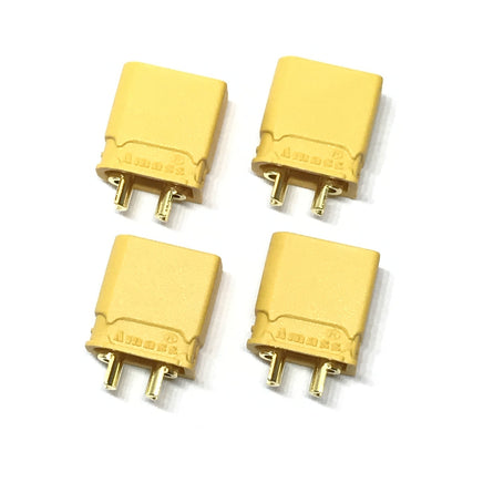 MACLAN XT30U CONNECTORS (4 MALE) - GRIPWORKS RC