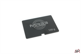 MR33 100g YZ-2 Steel Battery Weight 2.0mm Black