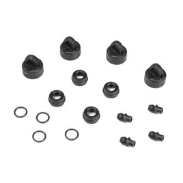 TKR6712 – Shock/Cartridge Cap & Bushing Set (4pcs each, EB410) - GRIPWORKS RC