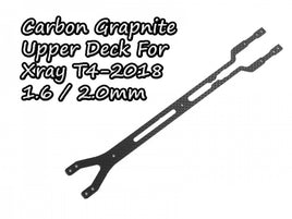 Vigor Xray T4 2018 Carbon Graphite Upper Deck 1.6mm - GRIPWORKS RC