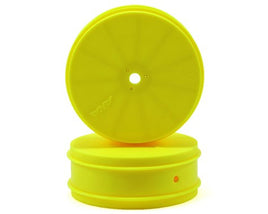 AKA 10mm Hex "EVO" Front Wheels (2) (TLR 22) (Yellow) - GRIPWORKS RC