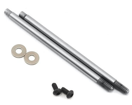 Team Associated 3x35mm V2 Chrome Screw Mount Truck Rear Shock Shaft (2) - GRIPWORKS RC