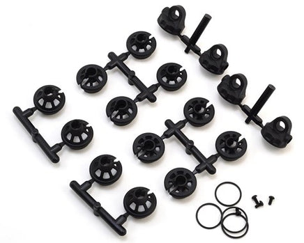 Team Associated B6.1/B6.1D Shock Caps & Spring Cups - GRIPWORKS RC