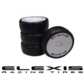 Elexis Racing Tires for Carpet 1/10 Sedan 32 Shore - GRIPWORKS RC