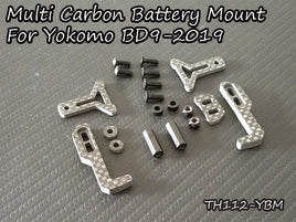 Multi Carbon Battery Mount For Yokomo BD9-2019 - GRIPWORKS RC