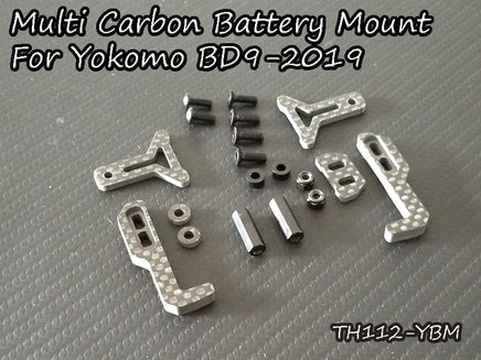 Multi Carbon Battery Mount For Yokomo BD9-2019 - GRIPWORKS RC
