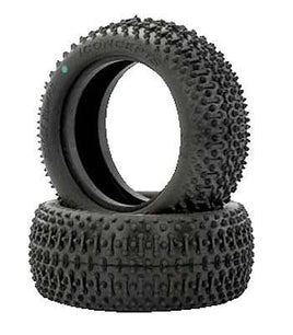 JConcepts Goose Bumps 2.2" Front 4WD Buggy Tires (2) (Green) - GRIPWORKS RC