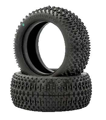JConcepts Goose Bumps 2.2" Front 4WD Buggy Tires (2) (Green) - GRIPWORKS RC