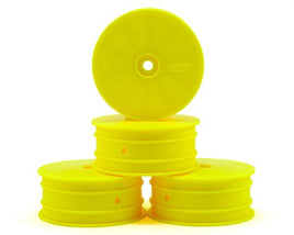 JConcepts 12mm Hex Mono 2.2 4WD Front Buggy Wheels (4) (22-4) (Yellow) - GRIPWORKS RC