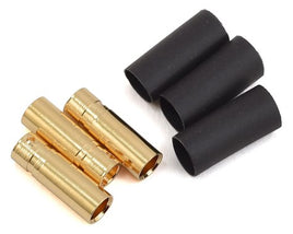 ProTek RC 4mm Short Female Bullet Connector w/Shrink Tube (3) - GRIPWORKS RC