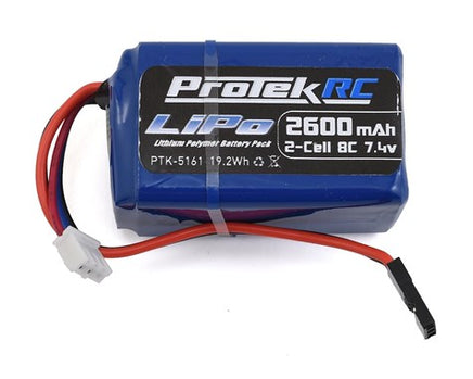 ProTek RC LiPo Kyosho & Tekno Hump Receiver Battery Pack (7.4V/2600mAh) - GRIPWORKS RC